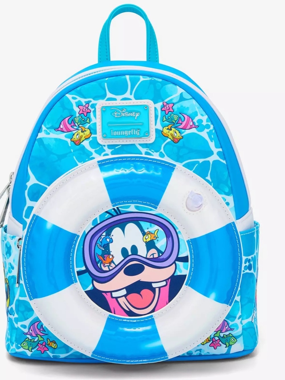 NWT SOLD OUT Loungefly Disney Goofy Floatie Mini Backpack.